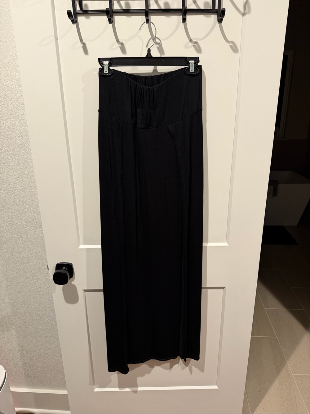 Classic Black Maxi Skirt